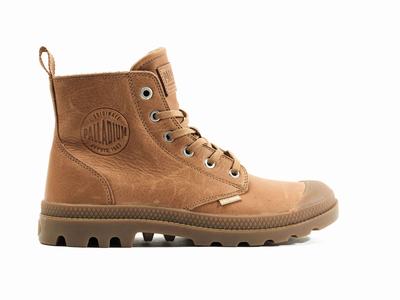 Botas Palladium PAMPA HI ZIP LTH ESS Hombre Marrones | Costa Rica-93185